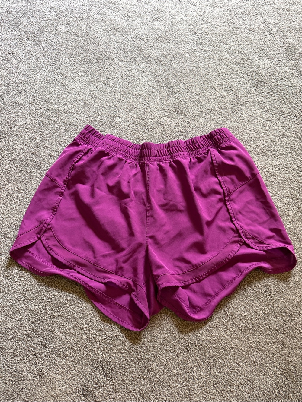 Women's Athletic Shorts in Fuchsia - Comfortable Running Shorts